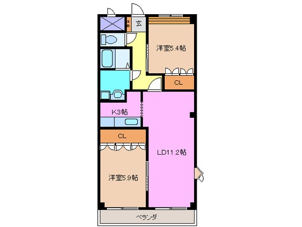 川合高岡駅 徒歩25分 1階の物件間取画像